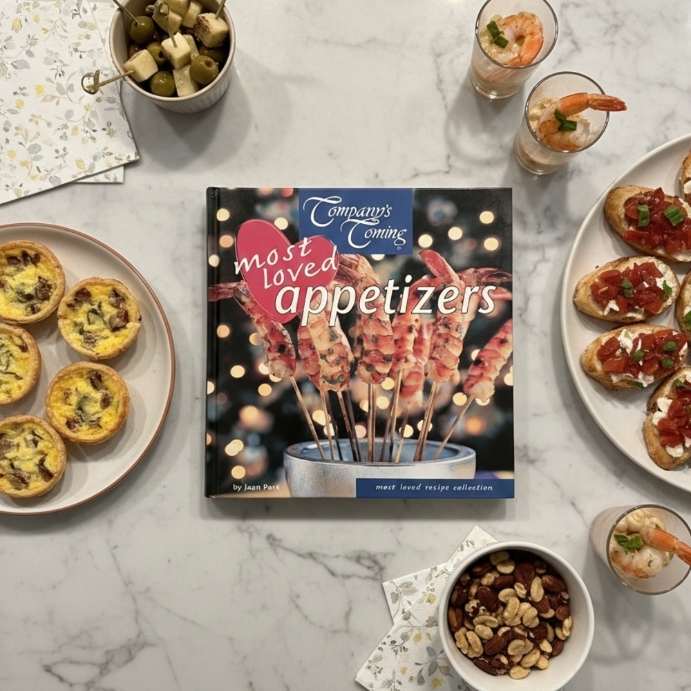Company's Coming Most Loved Appetizers Cookbook by Jean Paré - Canadian Recipes